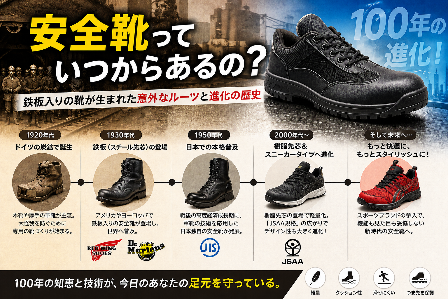 アシックス 安全靴 ウィンジョブ CP120 ベルクロ ハイカット 1273A062